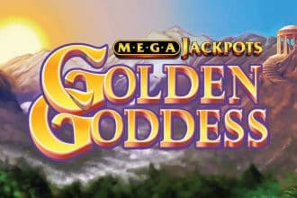 Mega Jackpots Golden Goddess Logo