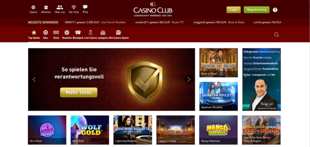 Startseite Casino-Club