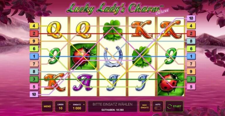 Lucky Ladys Charme Gewinnlinien