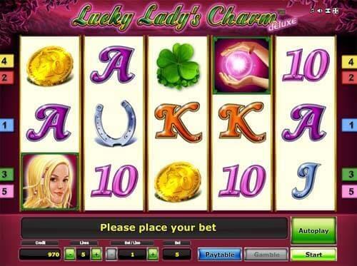 Lucky Ladys Charm Deluxe Slot Hintergrund